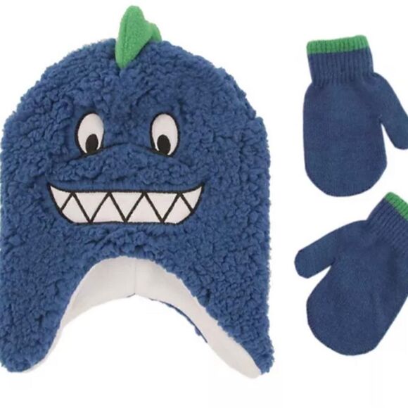 ABG MONSTER TRAPPER HAT & MITTEN SET - Picture 3 of 4